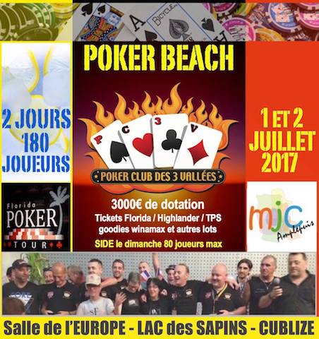 Lire la suite à propos de l’article Slap my bitch at the Poker Beach, xXx braque le tournoi du lac des sapins